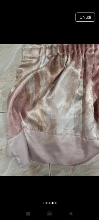 Set 2 Mantovane Beige e Rosa.