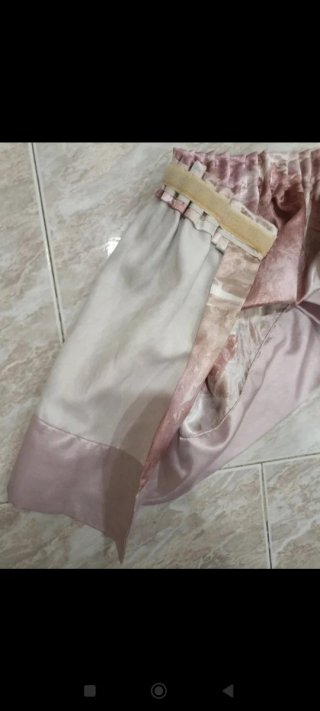 Set 2 Mantovane Beige e Rosa.