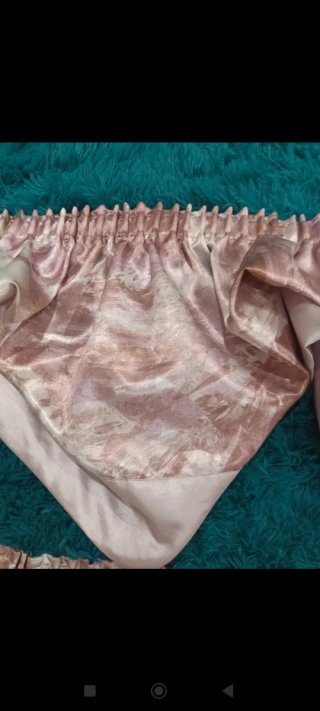Set 2 Mantovane Beige e Rosa.