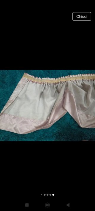 Set 2 Mantovane Beige e Rosa.