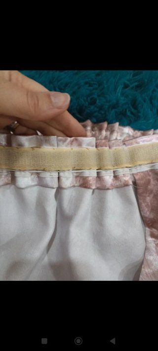 Set 2 Mantovane Beige e Rosa.