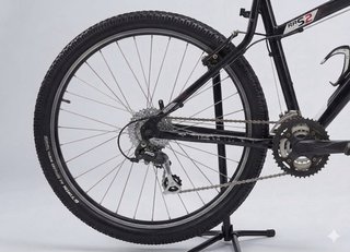 Bicicleta Rockrider RAS 2 Negra