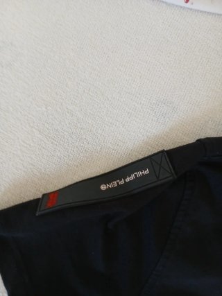 T-shirt Philipp Plein donna nera con orsetto