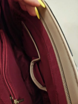 Borsa Patchwork Beige e Arancione