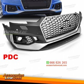 PARACHOQUES DELANTEROLOOK RS PLATA NEGRO PDC comp