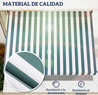 Toldo retráctil manual
