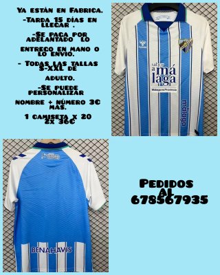 Camiseta Málaga CF Hummel Talla M Nueva