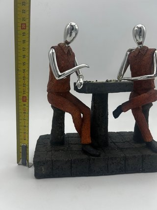 Figura ajedrez resina jugadores NUEVA