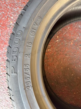 2 Neumáticos Pirelli 205/55R16 P6000