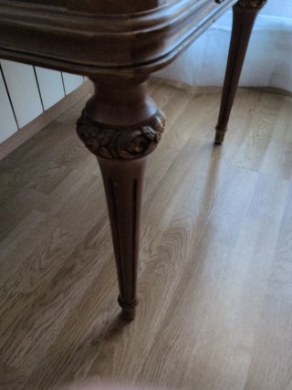 Auxiliar/Cómoda Clásica Madera y Mármol