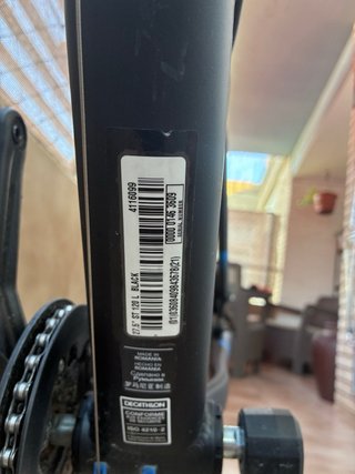 Bicicleta de Montaña Negra ruedas 27,5