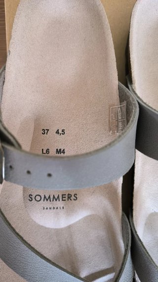 Sandalias Sommers grises talla 37