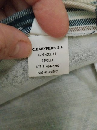 Vestido de niña a cuadros