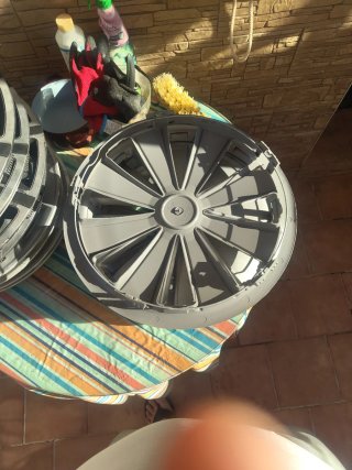 Tapacubos plateados
