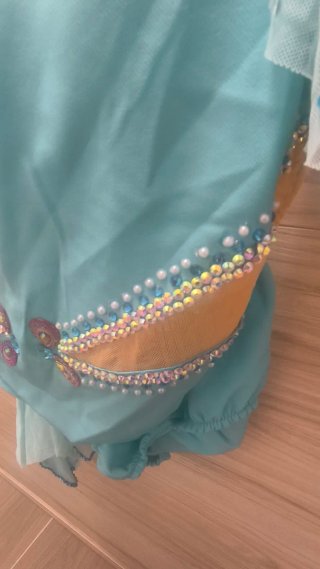 Traje de baile pedrería hecho a mano