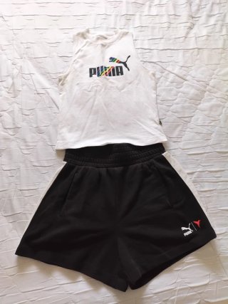 Conjunto Puma Talla S Camiseta y Short