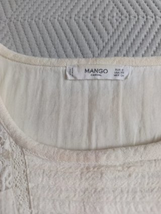 Blusa Crochet Beige