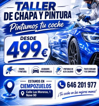 Taller de Chapa y Pintura en Ciempozuelos