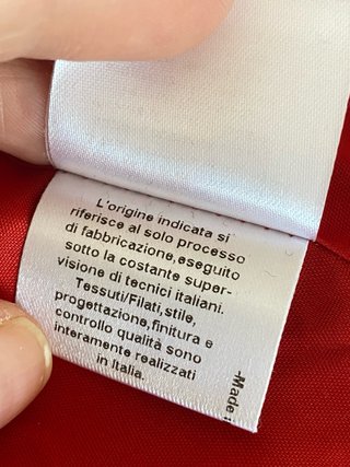 Giacca Luisa Spagnoli Rossa Nuova