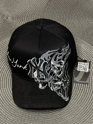 Gorra New York Yankees Negra con Calavera
