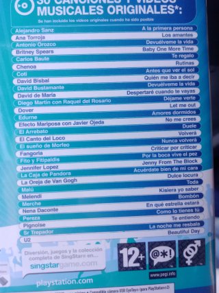 SingStar Pop Hits PS2