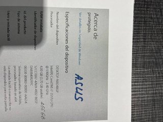 Portátil Asus i7 3517U