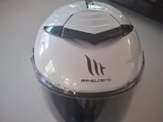 Casco de moto MT Helmets blanco