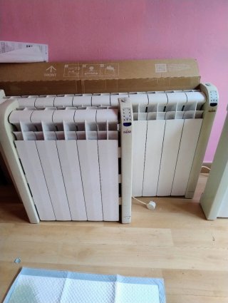 3 radiadores de Calor Azul Acesol