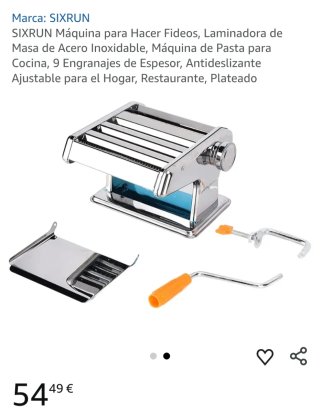 Máquina para hacer pasta SIXRUN
