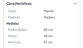 Mesa centro madera tallada estilo oriental