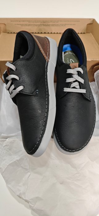 Zapatos Clarks Piel Negros Talla 39.5 Nuevos