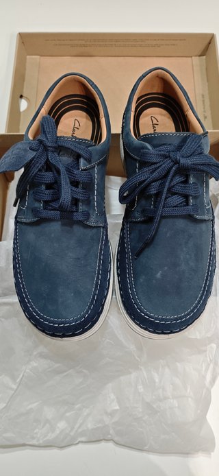 Zapatos Clarks pies anchos piel nº 39,5. Nuevos
