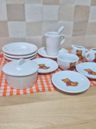 Minivajilla cerámica decorada ositos