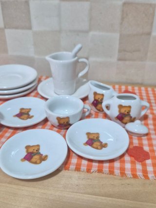 Minivajilla cerámica decorada ositos