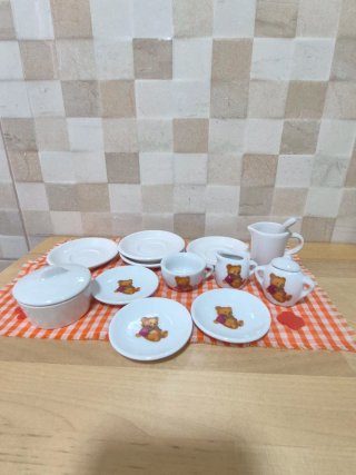 Minivajilla cerámica decorada ositos