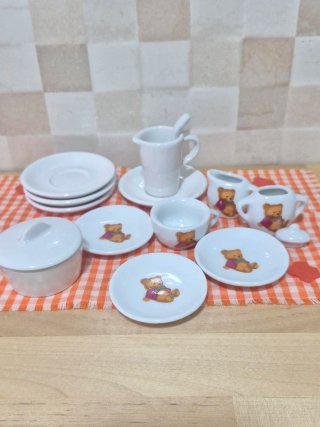 Minivajilla cerámica decorada ositos