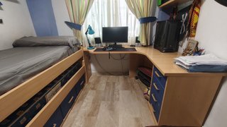 Escritorio esquinero / Mesa estudio madera