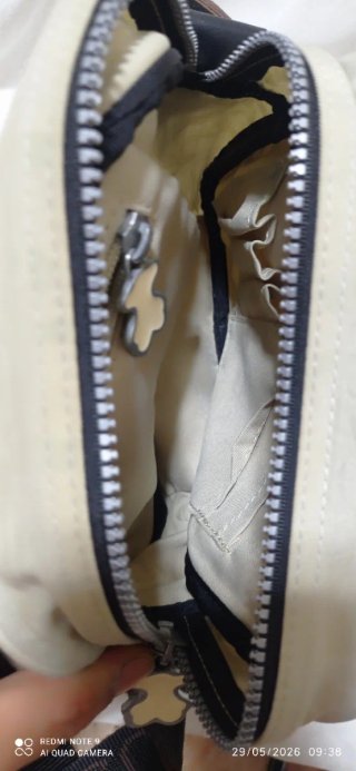 Bandolera Tous Beige y Negra