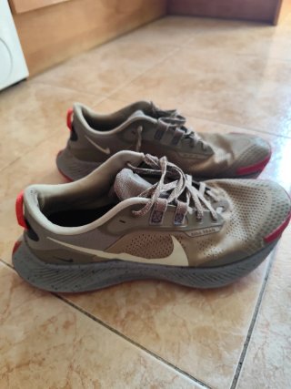 Nike Trail Zapatillas Beige y Rojo