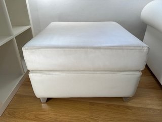Sofá Chester Piel Blanco