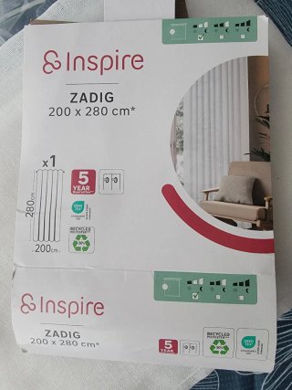 Cortina Inspire Zadig 200x280cm