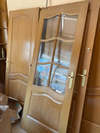 11 puertas  interiores de madera