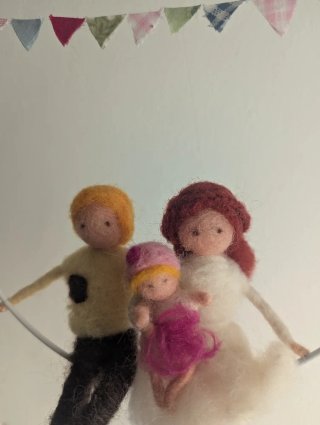 Mobile famiglia decorazione