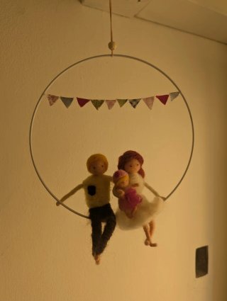 Mobile famiglia decorazione