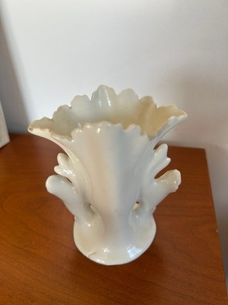 Jarrón porcelana esmaltada S.XIX