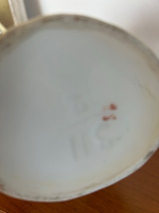 Jarrón porcelana esmaltada S.XIX