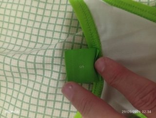 Camiseta deportiva Boss tirantes mujer verde