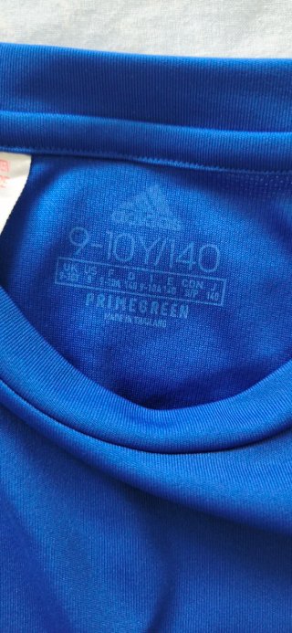 Conjunto Adidas Aeroready Azul Niño. Talla 9-10