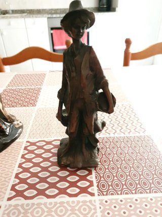 Figura de porcelana decorativa Figura de resina