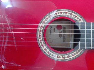 Guitarra flamenca autoamplificada